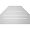 Ekena Millwork Octagonal Top Surface Mount PVC Gable Vent w/ 2"W x 2"P Brickmould Sill Frame, 26"W x 16"H GVPOT26X1603SF - alternate 3